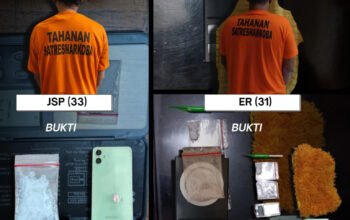 Komitmen Perangi Narkoba, Satresnarkoba Polres Binjai Tangkap Dua Pengedar Dan Amankan Barang Bukti Sabu