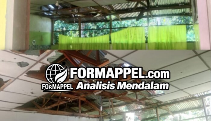 Memprihatinkan! Tiga Kelas SDN 056587 Pantai Sampah Rusak Parah, Siswa Terpaksa Belajar Berdesakan
