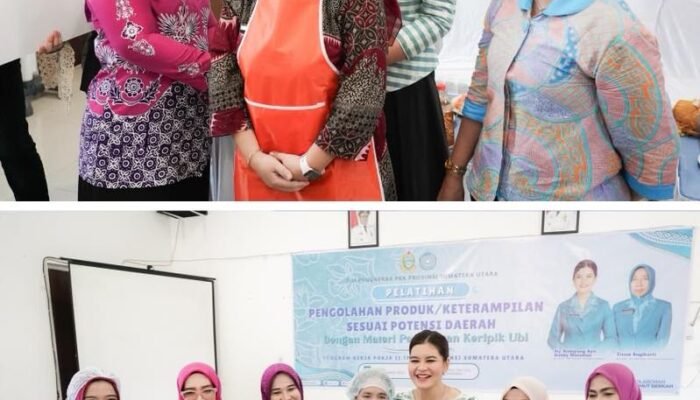 Kolaborasi TP PKK Sumut dan Deli Serdang Dorong Keripik Ubi Naik Kelas