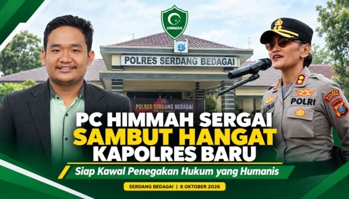 PC HIMMAH Sergai Sambut Hangat Kapolres Baru, Siap Kawal Penegakan Hukum yang Humanis