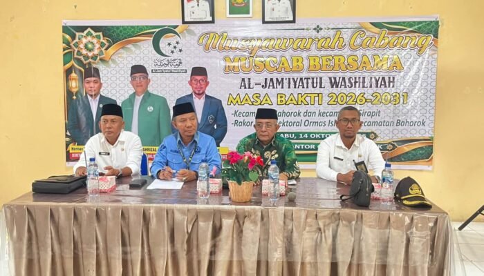 Muscab: Tugianto, SE Terpilih Pimpin PC Al-Jamiyatul Washliyah Kecamatan Bahorok Periode 2026-2031