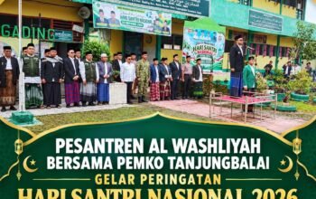 Pesantren Al Washliyah Bersama Pemko Tanjungbalai Gelar Peringatan Hari Santri Nasional 2026