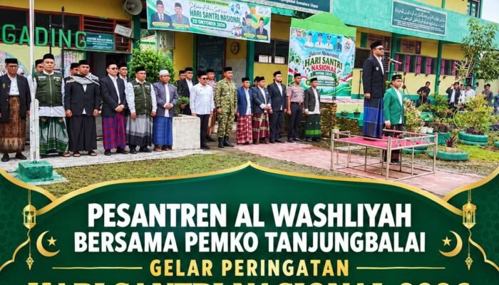 Pesantren Al Washliyah Bersama Pemko Tanjungbalai Gelar Peringatan Hari Santri Nasional 2026